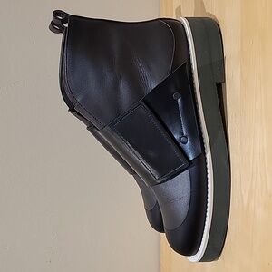Marni Black Leather Chelsea Boots
